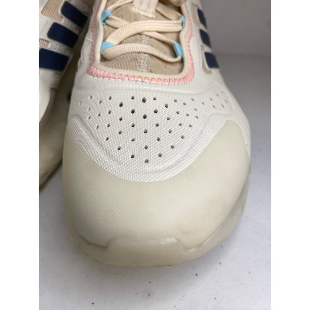 Mens Adidas Web Boost Running Shoes Sneakers Off White Blue Athletic Size 11 - Picture 4 of 16